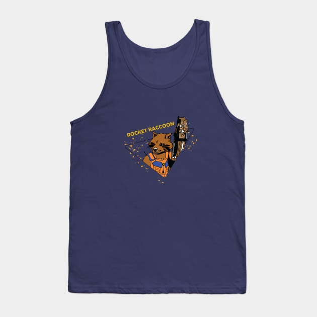 Rocket Raccoon Tank Top by funNkey